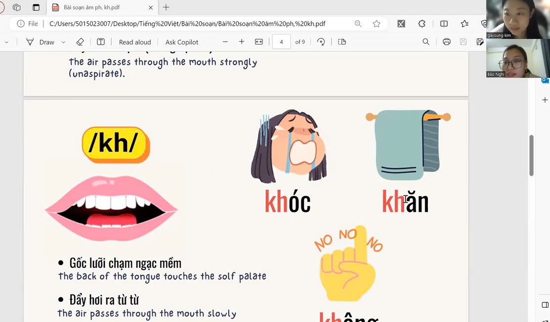 Personalized Vietnamese Lessons with Ms. Nghi