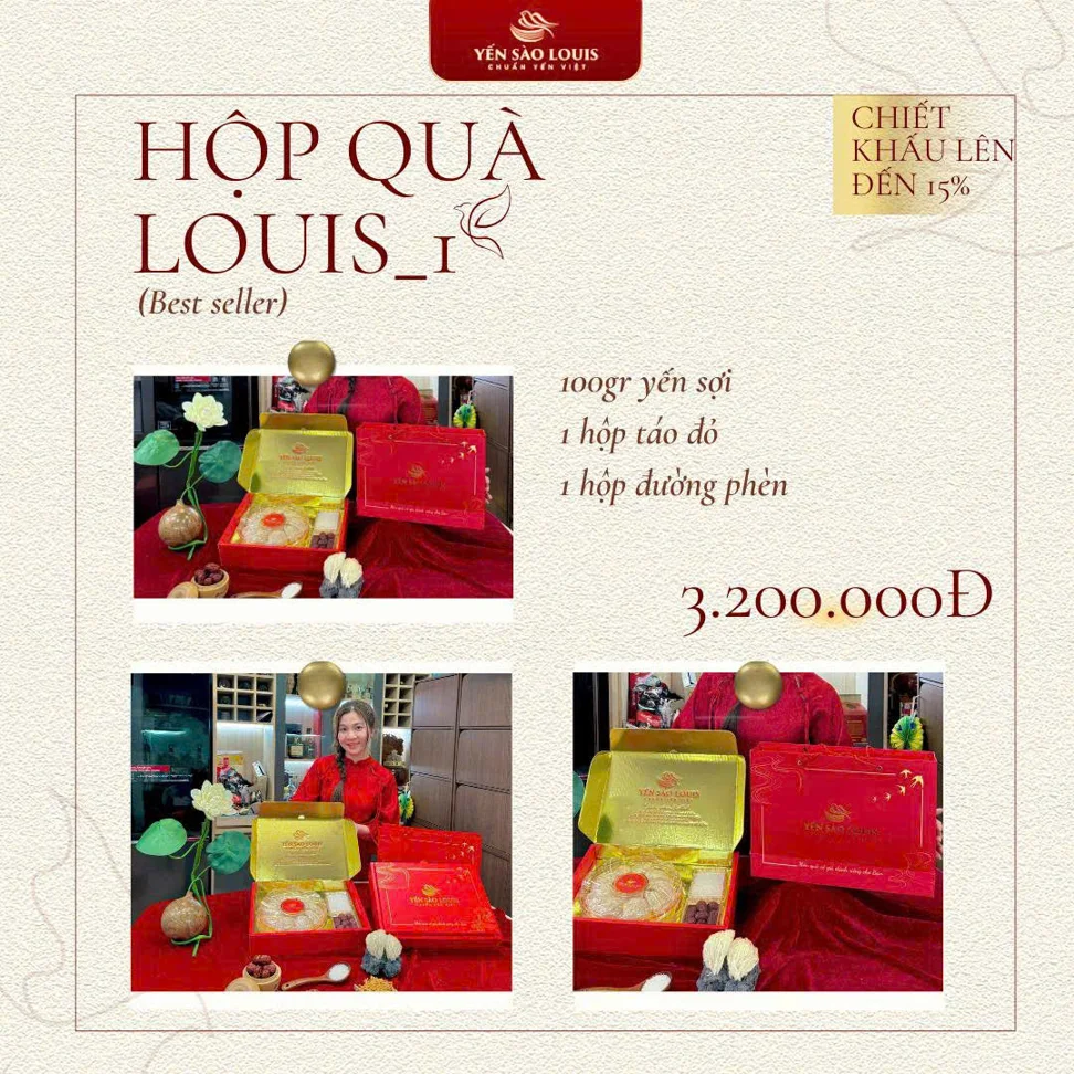 YẾN SÀO LOUIS - MÓN QUÀ CHO SỨC KHỎE - 2