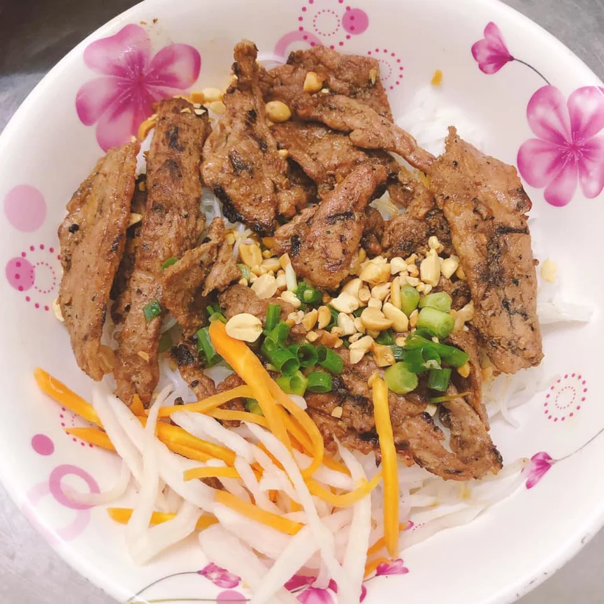 Hai Dang – Chan Hung Grilled Pork Vermicelli (Bún Thịt Nướng) - all