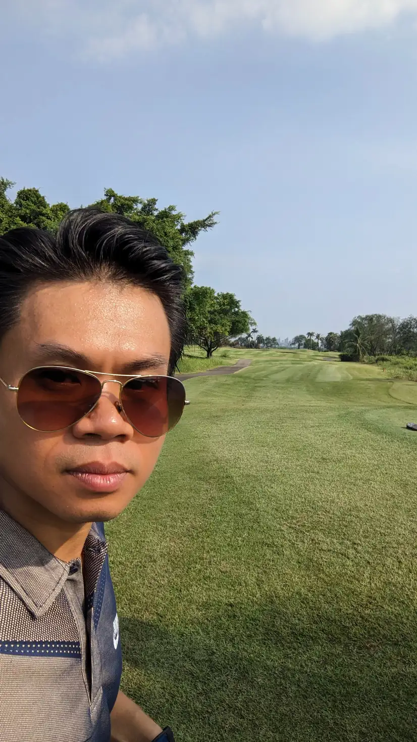 Playing golf with Shinhan Bank ball at Taekwang Jeongsan CC | Quan_Nguyen