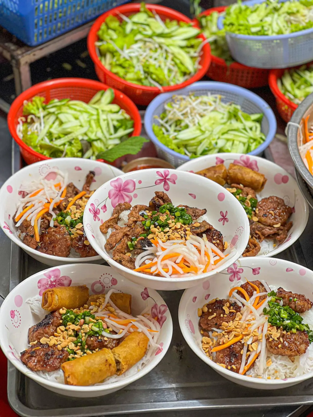 Hai Dang – Chan Hung Grilled Pork Vermicelli (Bún Thịt Nướng) - all