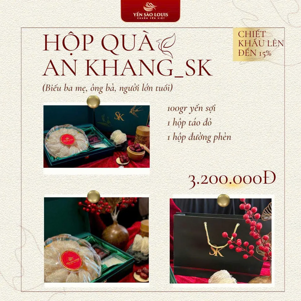 YẾN SÀO LOUIS - MÓN QUÀ CHO SỨC KHỎE - 9