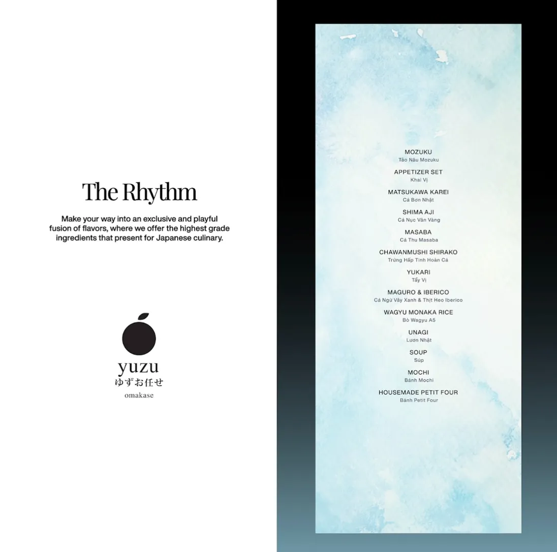 Yuzu Omakase ゆずお任せ Ho Chi Minh - all