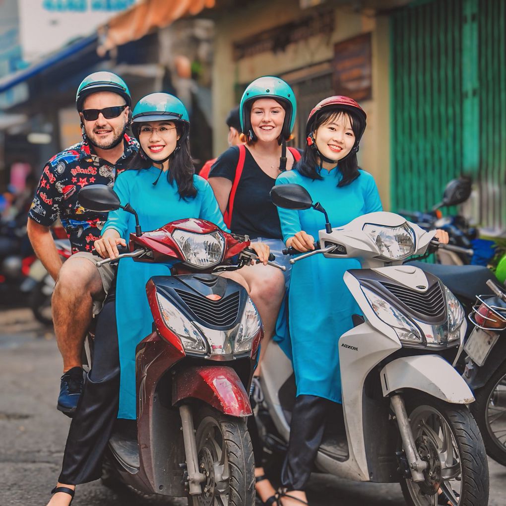 Explore Saigon on a Motorbike Tour with Saigon Adventure.