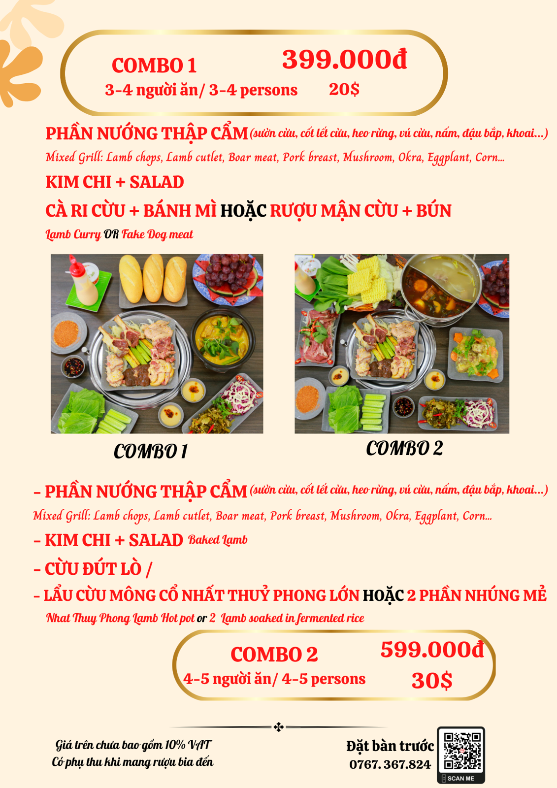 Cừu nướng Nhất Thủy Phong - all