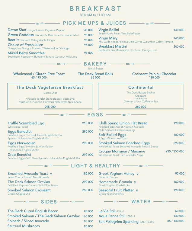 The Deck 사이공 - all