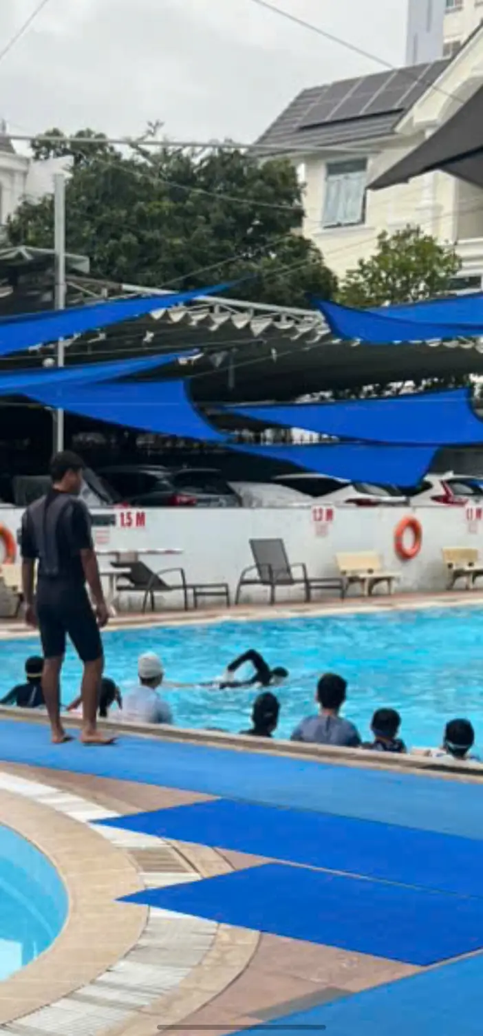 Swimming lessons for beginners or those who already know.