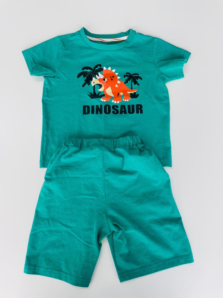 Selling dinosaur setup (short-sleeve t-shirt + shorts) 🦖👕