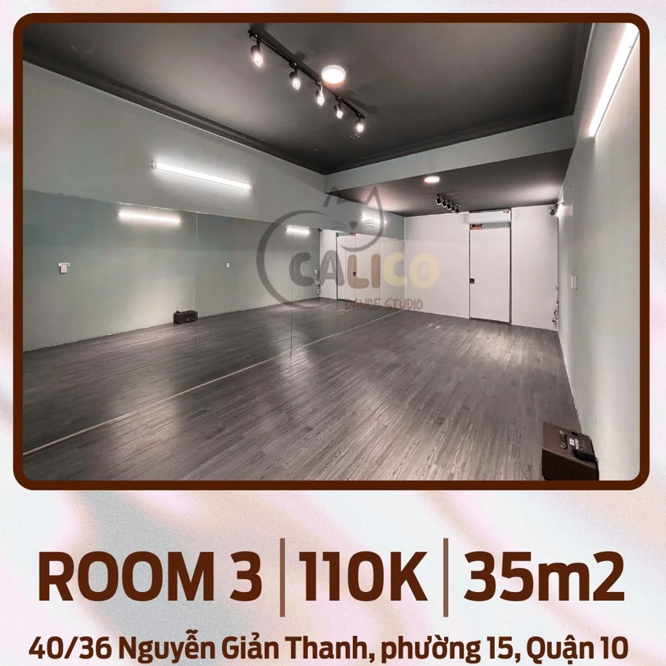 Calico Dance Studio - CHO THUÊ PHÒNG TẬP NHẢY CHUYÊN NGHIỆP TẠI TP.HCM - 2