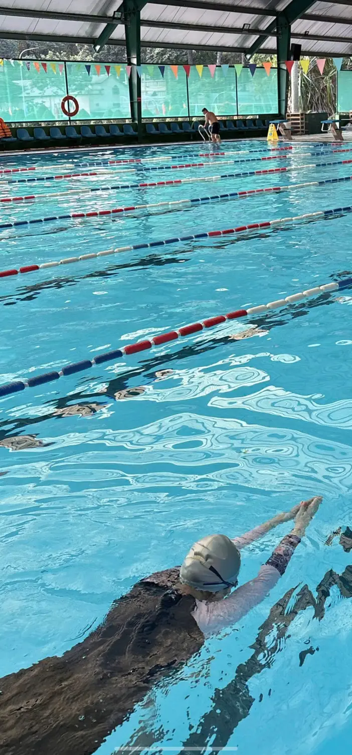 Swimming lessons for beginners or those who already know.