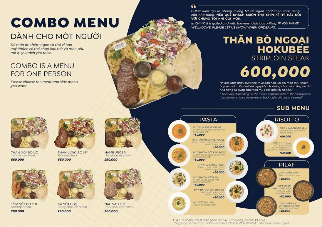 CHIIK Steak & Pasta Thảo Điền - all