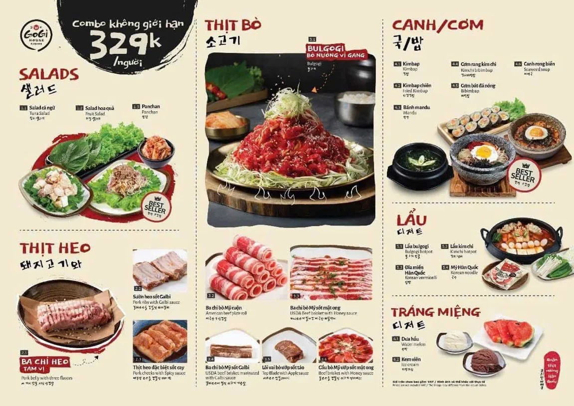 Gogi House - 한국식 바비큐 레스토랑 - all