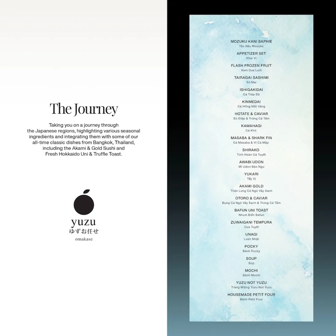 Yuzu Omakase ゆずお任せ Ho Chi Minh - all