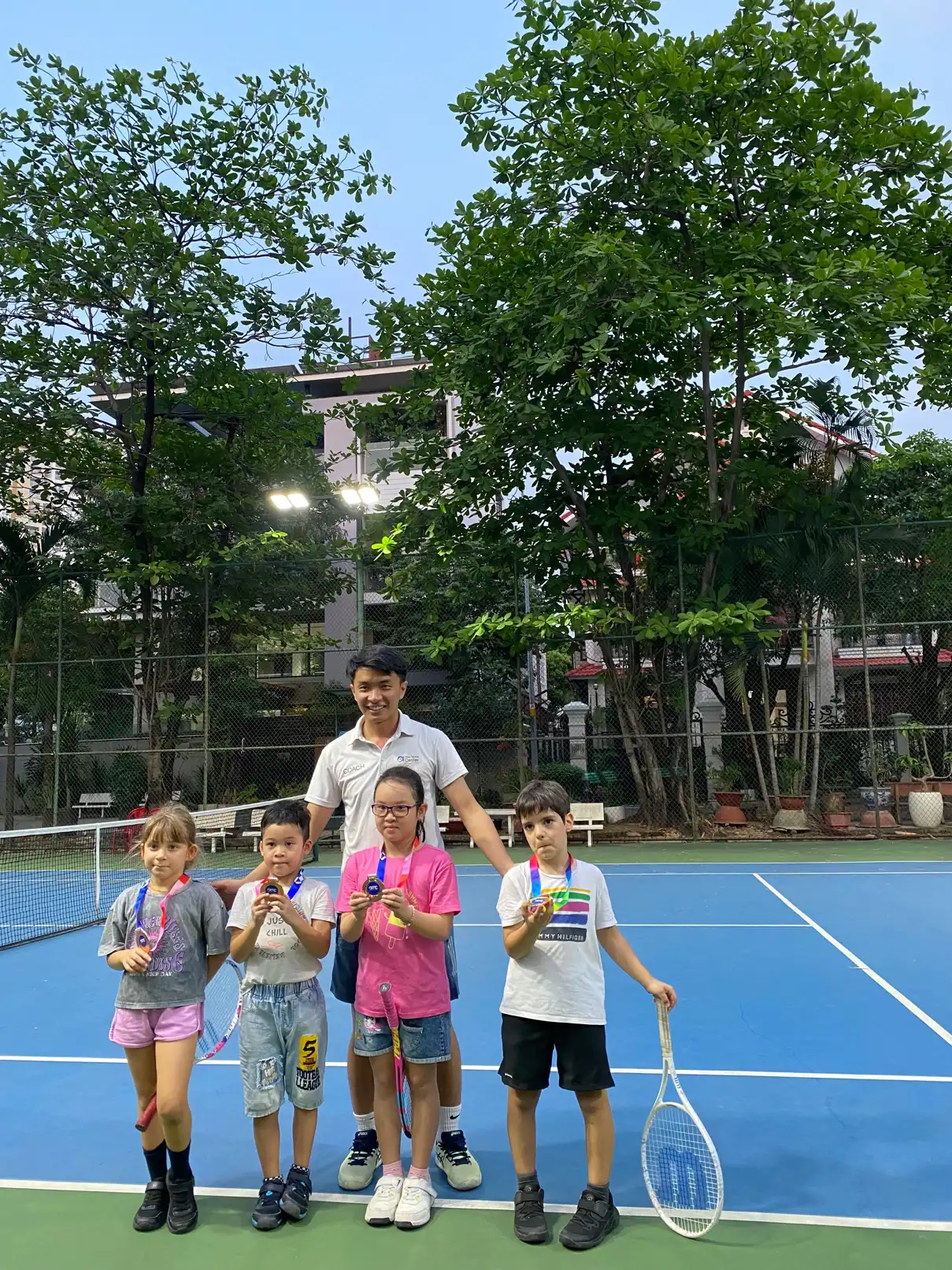 🎾 Tennis with Head Coach from ISHCMC international school 💯