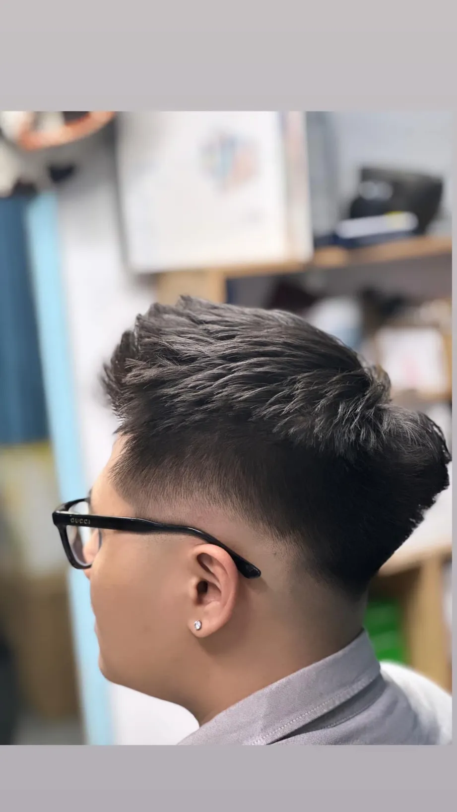 Professional men's haircut service in District 2 – AyeAi Barbershop - 1