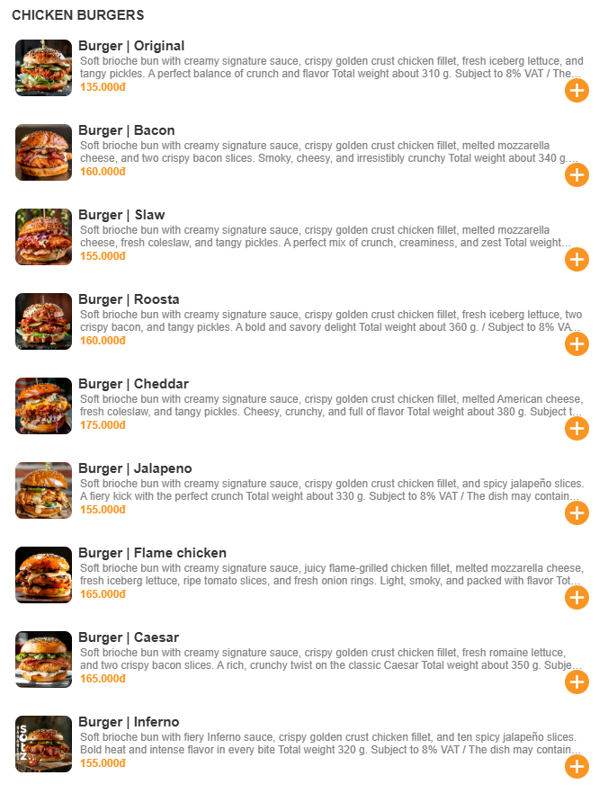 MAD ROOSTA | Burgers & Grill - all