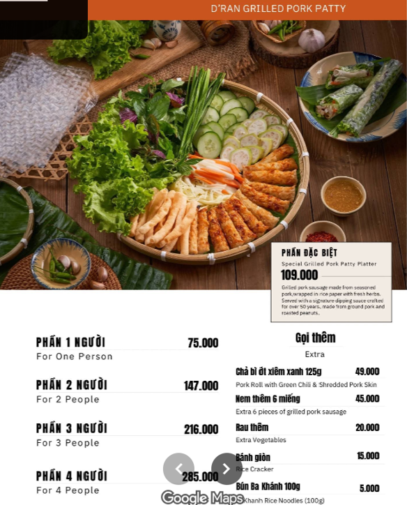 D’ran Grilled Pork Rolls – Truong Quyen - all