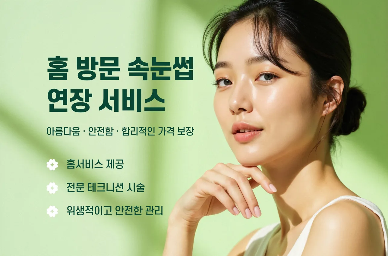 홈 방문 속눈썹 연장 서비스 – 자연스러움·안전·합리적인 가격 보장 - 0