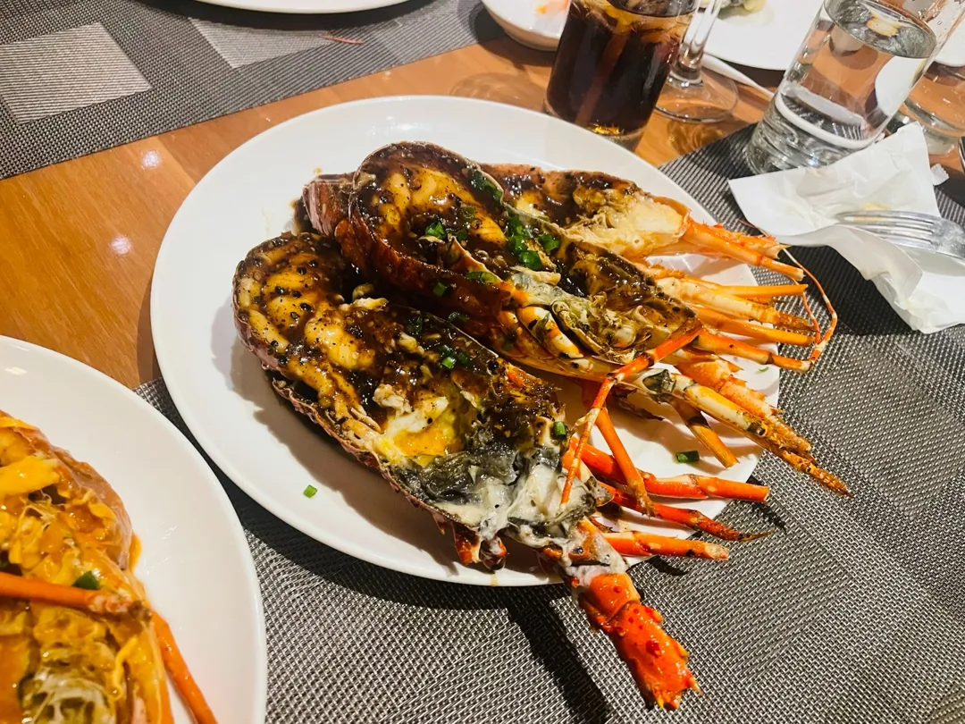 오늘은 특별한 날이라 오랜만에 외식! 🍽️✨
니코 사이공 랍스터 무한 뷔페 다녀왔어요.

랍스터가 계속 리필되는 이 행복… 
먹느라 사진은 몇 장 못 찍었지만, 확실한 건 배 터지게 먹고 옴.

가끔은 이런 호사도 필요하지 않겠어요? 😆 | Bubbleluv