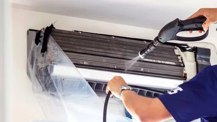 PEACE OF MIND AIR CONDITIONER CLEANING WITH "PEACE OF MIND" AIR CONDITIONER CLEANING SERVICE