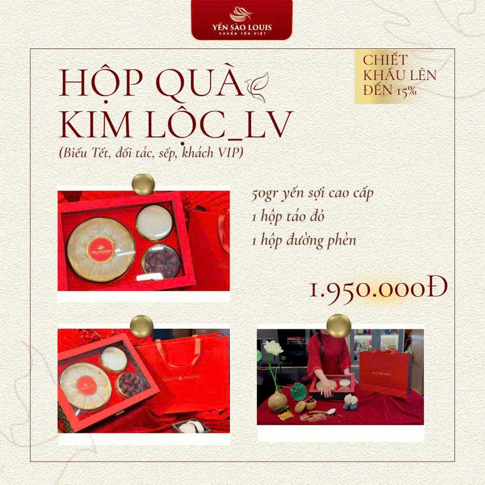 YẾN SÀO LOUIS - MÓN QUÀ CHO SỨC KHỎE - 3