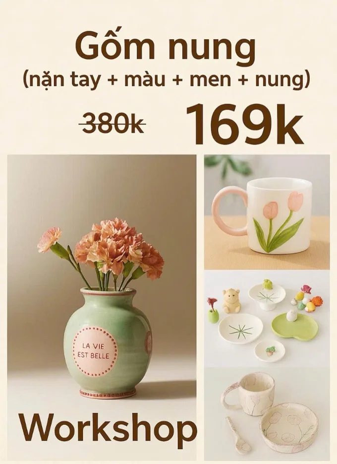 ✨ 6IXGO에서 즐기는 도자기 만들기 체험 ✨
스트레스 풀고 힐링할 수 있는 특별한 활동을 찾고 계신가요?
👉 6IXGO 도자기 만들기 원데이 클래스가 딱이에요!

🎨 나만의 개성이 담긴 특별한 작품을 직접 만들어보세요
☕ 편안하고 아늑한 공간에서 자유롭게 창작
📸 감성적인 포토존에서 인생샷까지!

🔥 단 30명 한정! 놓치지 말고 서둘러 ... | Eunhye