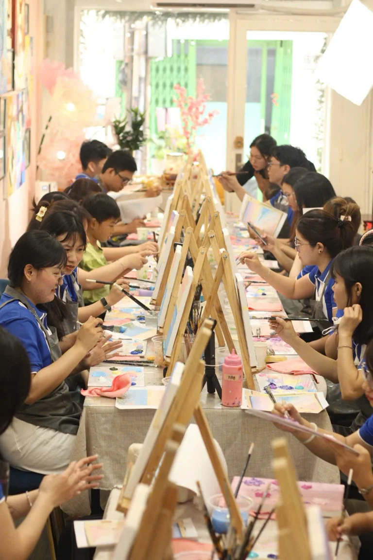 RAINY ART – 초보자를 위한 힐링 아크릴 페인팅 클래스