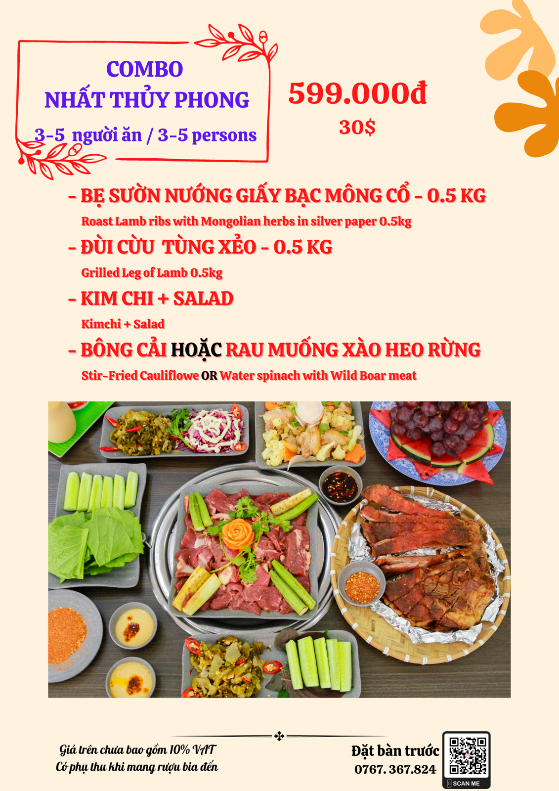 Cừu nướng Nhất Thủy Phong - all