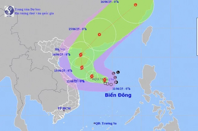 2025년 제1호 태풍 '우티프', 6월 11일 오전 발생

국가기상수문예보센터에 따르면, 오늘(6월 11일) 오전, 동중국해의 황사 군도 근처에서 열대저기압이 강해져 2025년 제1호 태풍 '우티프(Wutip)'로 발달했다고 발표했습니다. 현재 태풍은 시속 5-10킬로미터의 속도로 서북서쪽으로 천천히 이동하고 있습니다.

기상청은 오늘과 내일 밤 ... | 이서현
