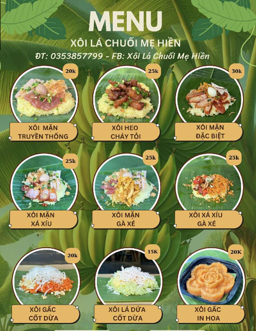 Xôi Lá Chuối Mẹ Hiền - all