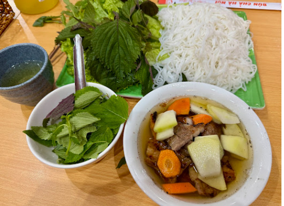 Hanoi vermicelli with grilled pork - 1