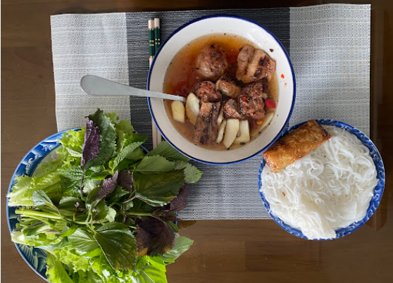Hanoi vermicelli with grilled pork - 2
