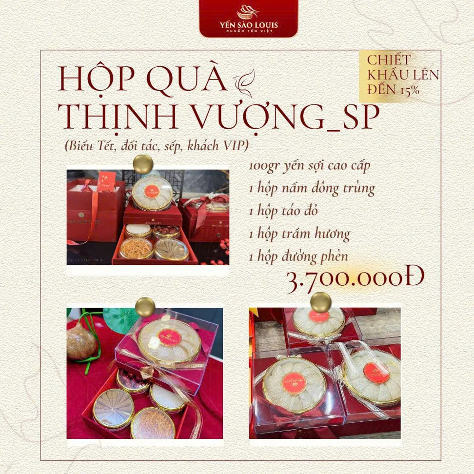 YẾN SÀO LOUIS - MÓN QUÀ CHO SỨC KHỎE - 4