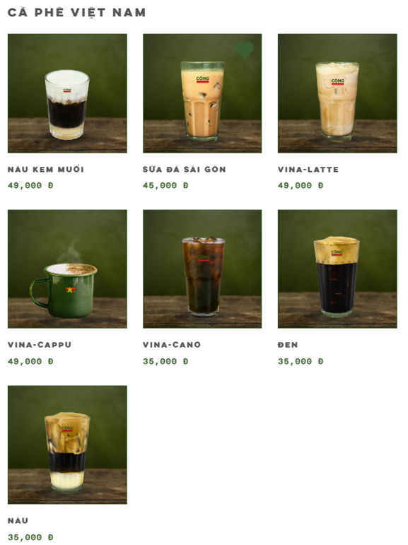 Cong Ca Phe - District 1 - all