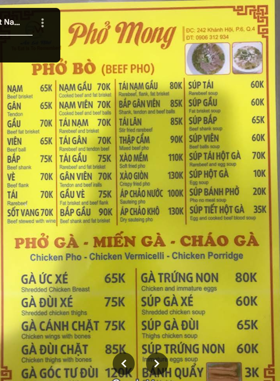 Phở Mong - all