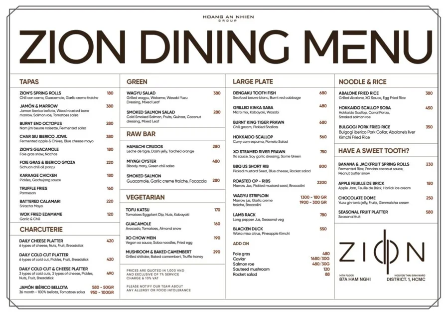 Zion Sky Lounge and Dining - all
