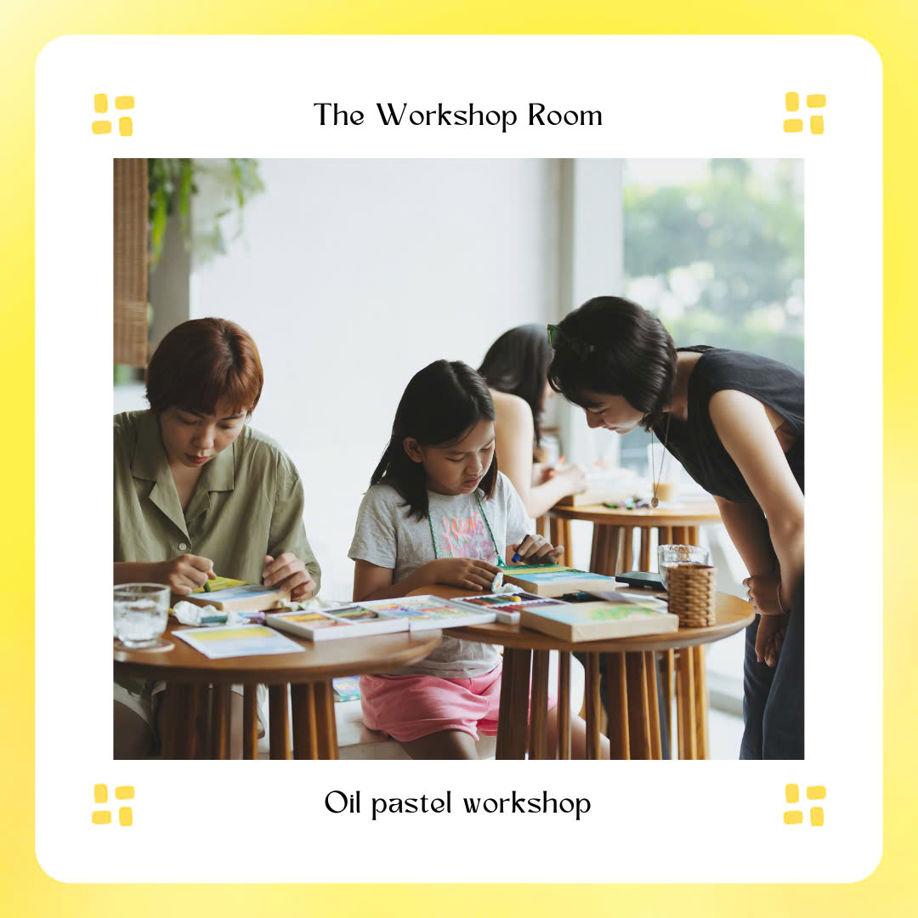 Experience Oil Pastel Painting at The Workshop Room: Exclusive Class with Artist Hà Vũ!