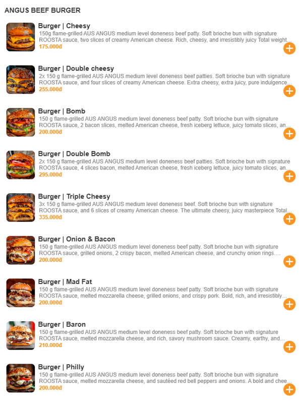 MAD ROOSTA | Burgers & Grill - all