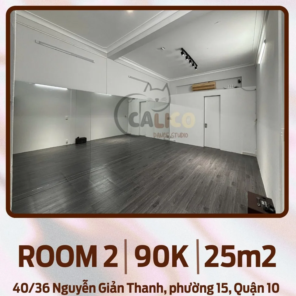 Calico Dance Studio - CHO THUÊ PHÒNG TẬP NHẢY CHUYÊN NGHIỆP TẠI TP.HCM - 1