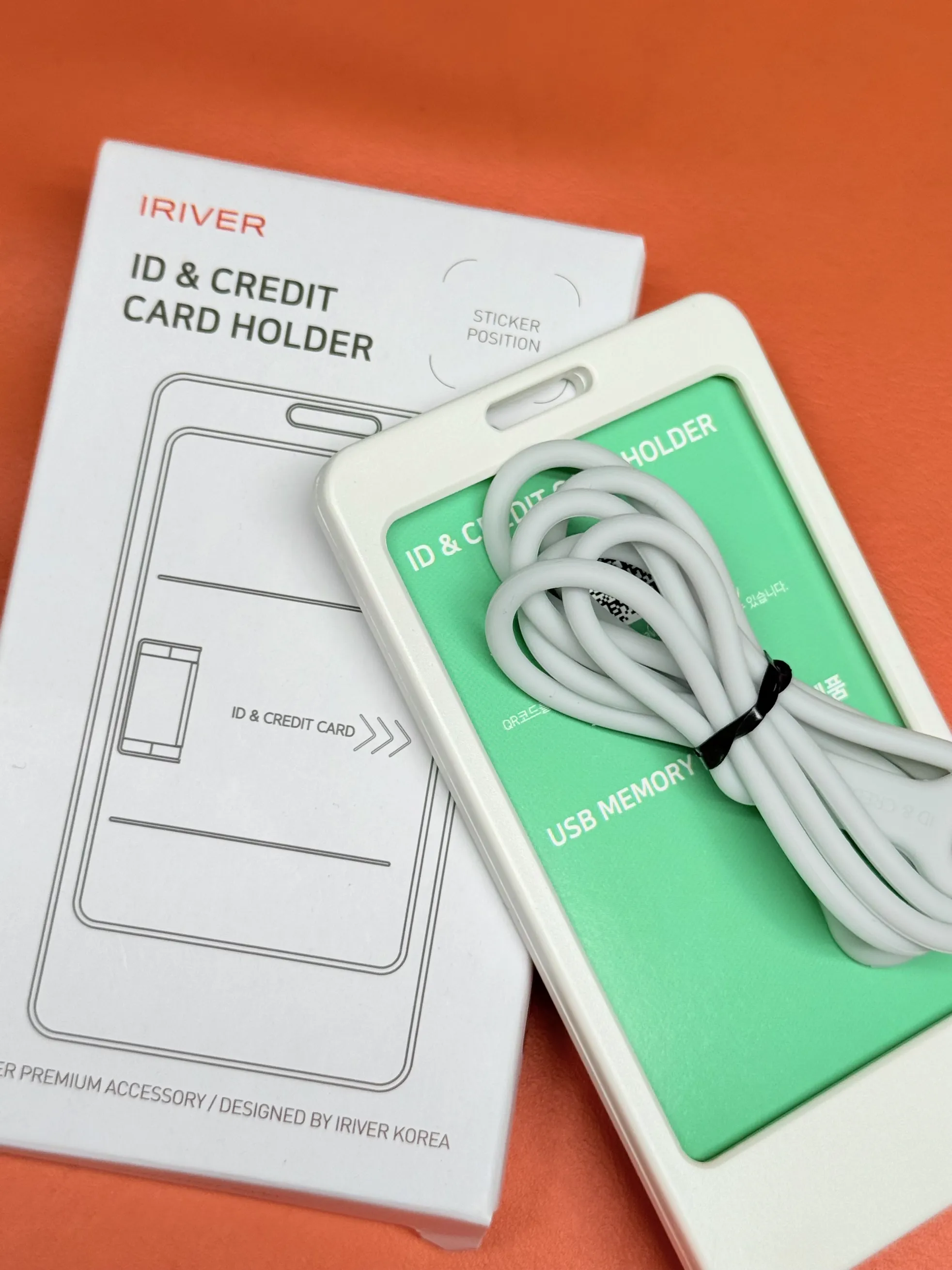 아이리버 사원증 케이스(카드 목걸이) • 실리콘 • 새제품 판매합니다. - 0