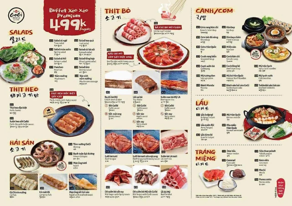 Gogi House - 한국식 바비큐 레스토랑 - all