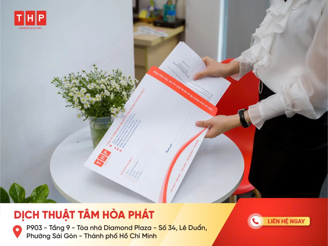 Certified translation Tâm Hòa Phát – Fast, Accurate, No Worries About Mistakes! - 4