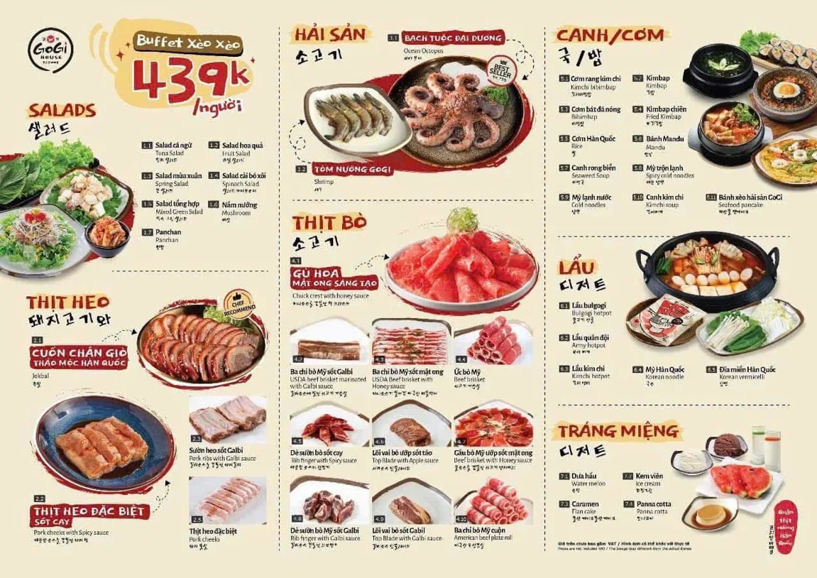 Gogi House - 한국식 바비큐 레스토랑 - all